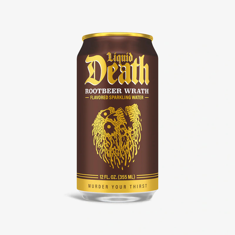 12oz Can: Liquid Death: Rootbeer Wrath