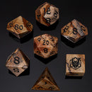 Hymgho: Dragon's Hoard Gemstone Dice: Picture Jasper