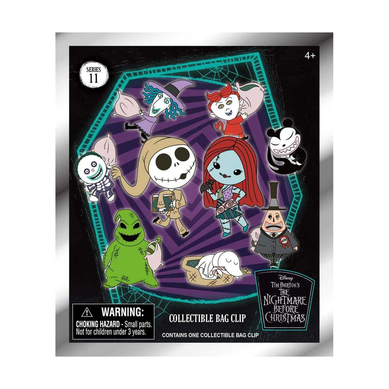 Figural 3D Bag Clip: The Nightmare Before Christmas: Series 11