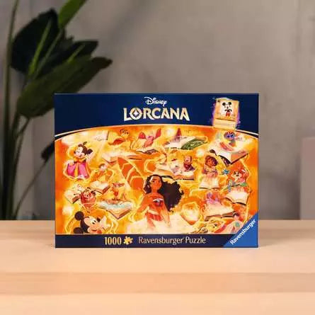 Ravensburger: 1000 Piece Puzzle: Disney Lorcana TCG: Glimmers of the Realm: Amber
