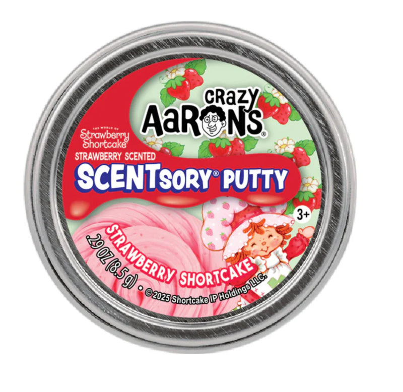 Crazy Aaron's Mini Thinking Putty: SENTsory Putty: Strawberry Shortcake