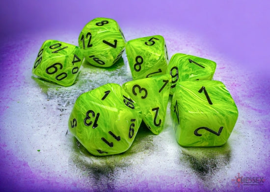 Chessex Mega-hedral: Vortex Bright Green/Black