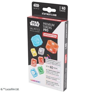 Gamegenic: Star Wars Unlimited: Premium Tokens Pro: Expansion Pack