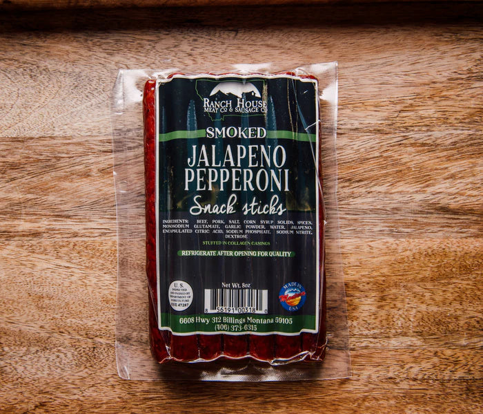 Ranch House Meats: 7 oz Pack: Jalapeno Pepperoni