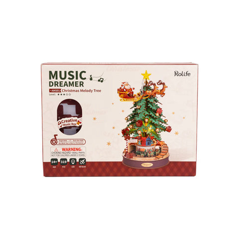 Hands Craft 3D Wooden Puzzle: Music Dreamer: Christmas Melody Tree