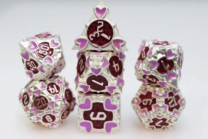 Foam Brain Games: Metal RPG Dice Set: Erotes' Arrow: Hymenaios