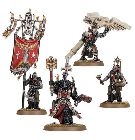 Warhammer 40,000: Black Templars: Chaplain Grimaldus & Retinue