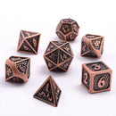 Hymgho: Solid Metal Mini Behemoth Dice set: Ancient Copper