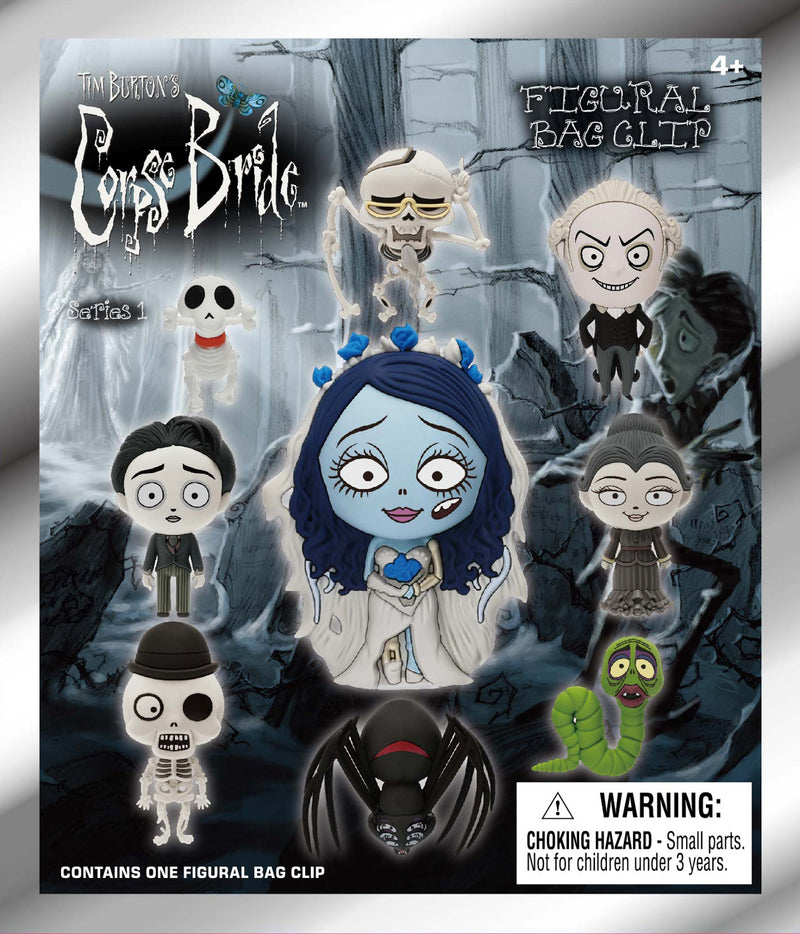 Figural 3D Bag Clip: Corpse Bride: Series 1