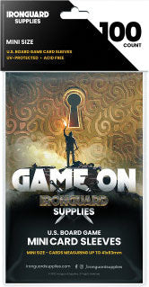Game On: Mini Card Sleeves: 41mm x 63mm