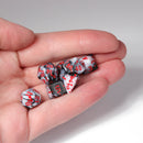 Die Hard Dice: Critlings 7pc Mini RPG Set: Bloody Crimson Noir