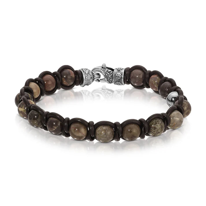 My Fun Colors Bracelets: Rainbow Agate/Brown