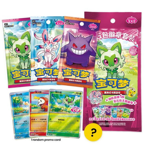 Pokemon Chinese: Gem Badge Set