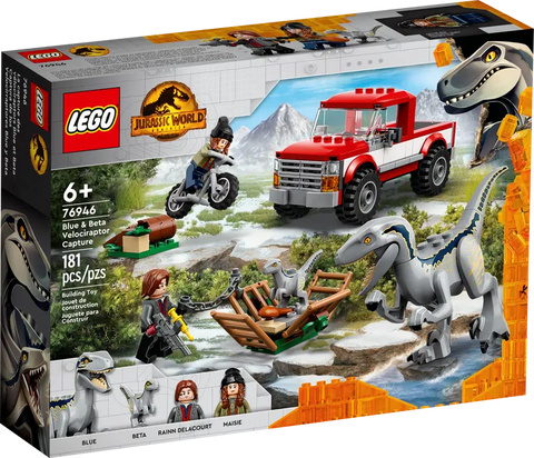 Lego: Jurassic World: Blue & Beta Velociraptor Capture