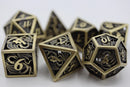 Foam Brain Games: Metal RPG Dice Set: Dragon Essence Hollow: Bronze