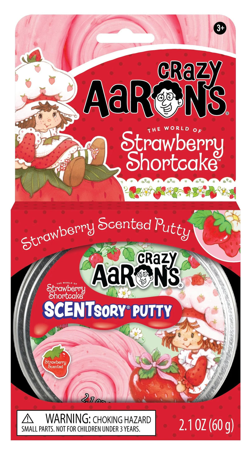 Crazy Aaron's Mini Thinking Putty: SENTsory Putty: Strawberry Shortcake