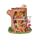 Hands Craft 3D Wooden Puzzle: DIY Miniature House: Fairytale Tree House