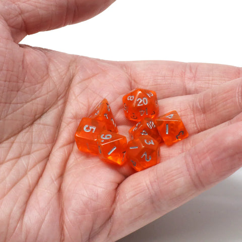 Die Hard Dice: Critlings 7pc Mini RPG Set: Fireburst