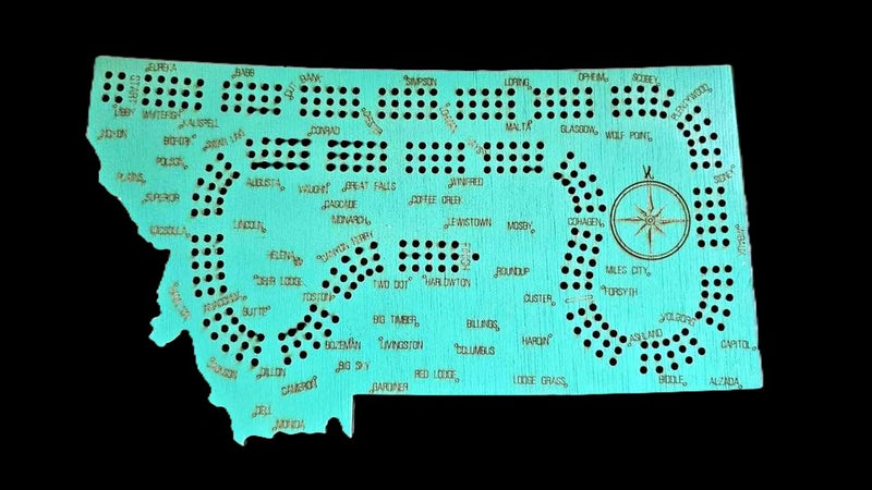 Montana Cribbage Board