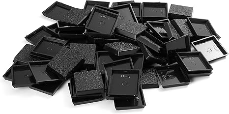 Square Base: Plastic: 1" (20 count)