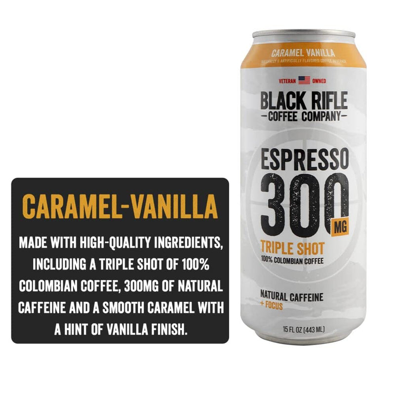15oz Can: Black Rifle Coffee: Caramel Vanilla