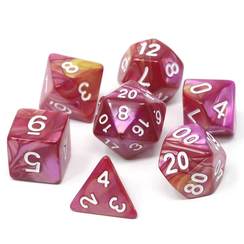 Die Hard Dice: 7pc RPG Set: Cursed Rose
