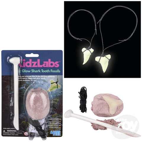 Kidz Labs: Dig Glow Shark Tooth Fossils