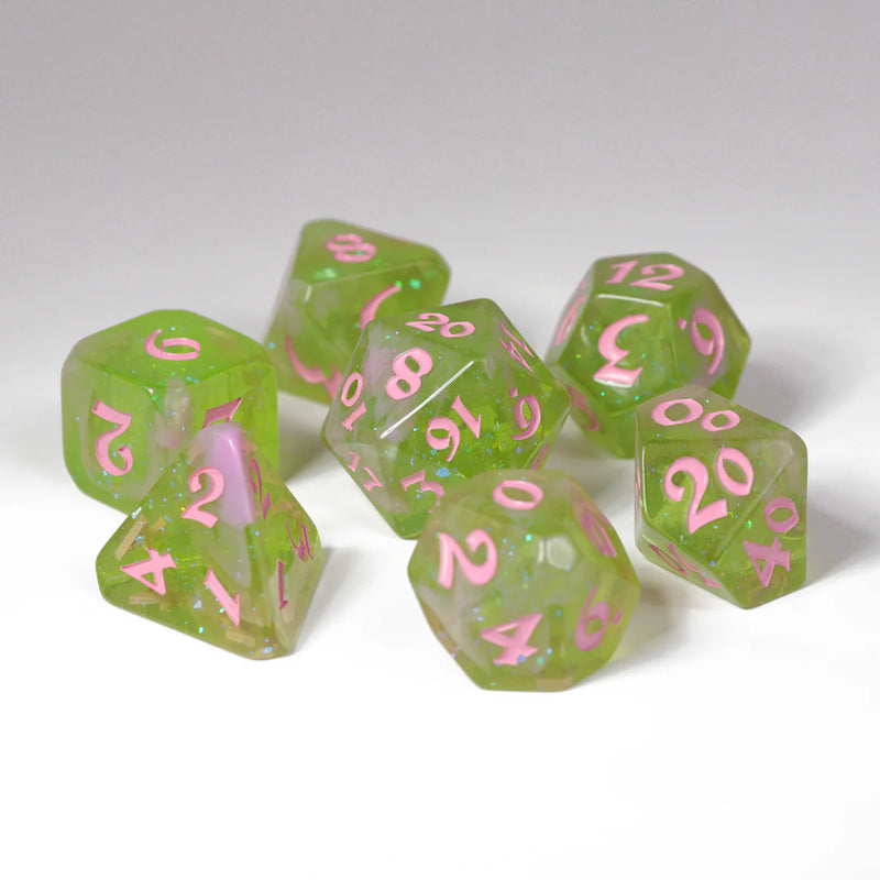 Die Hard Dice: 7pc RPG Set: Spring Court