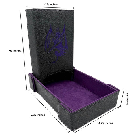 Norse Foundry: Dice Tray/Tower Bundle: Purple Dragon