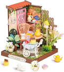 Hands Craft 3D Wooden Puzzle: DIY Miniature House: Fancy Tea Yard