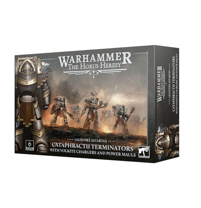 Warhammer: The Horus Heresy: Legiones Astartes: CataphactII Terminators w/ Volkite Chargers and Power Mauls