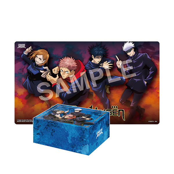 Union Arena: Playmat & Half Storage Box Set: Jujutsu Kaisen