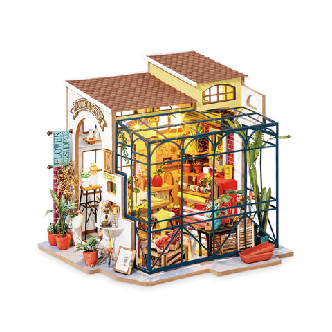 Hands Craft 3D Wooden Puzzle: Happy Corner: Emily's Flower Shop