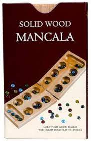 Wood Mancala in Tin