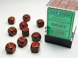 Chessex Speckled: 12MM D6 Strawberry (36)