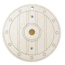 Magnum: Shield: Viking w/ Wooden Handle-Laser Scored