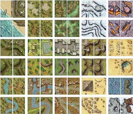 Giant Book of Battle Mats: Wilds, Wrecks & Ruins