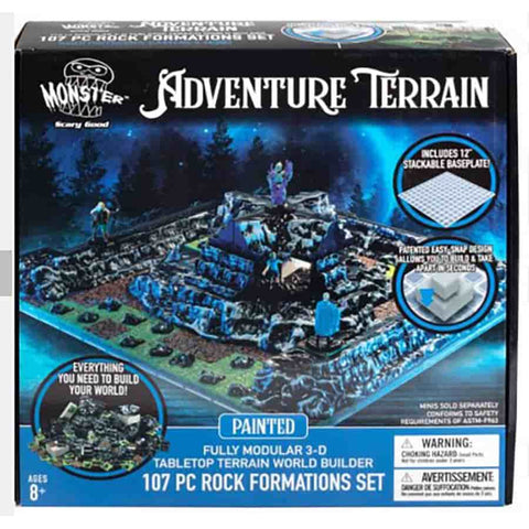 Monster Adventure Terrain: Painted Rock Formation Base (107pc)