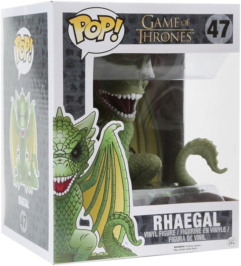 Funko Pops: Game of Thrones: Rhaegal Super Sized 6"
