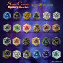 Norse Foundry: Spell Circle Mystery Metal 7 Dice Set