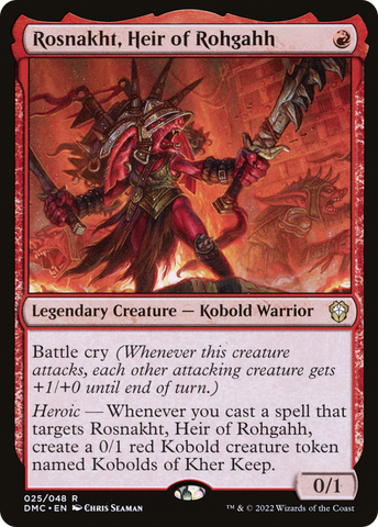 Rosnakht, Heir of Rohgahh [Dominaria United Commander]