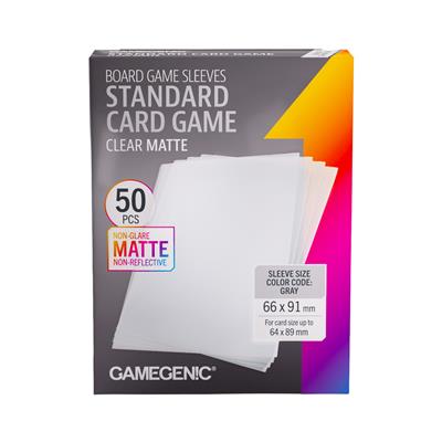 Gamegenic: Matte Standard Card Game Sleeves 66 x 91 mm