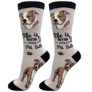 Life is Better Socks: Pit Bull