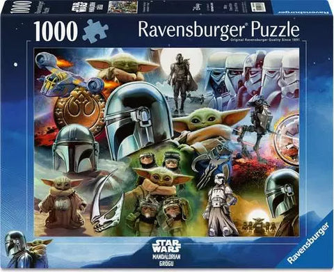 Ravensburger: 1000 Pieces: The Mandalorian and Grogu