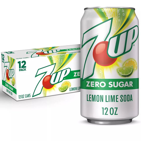 12oz Can: Zero: 7up