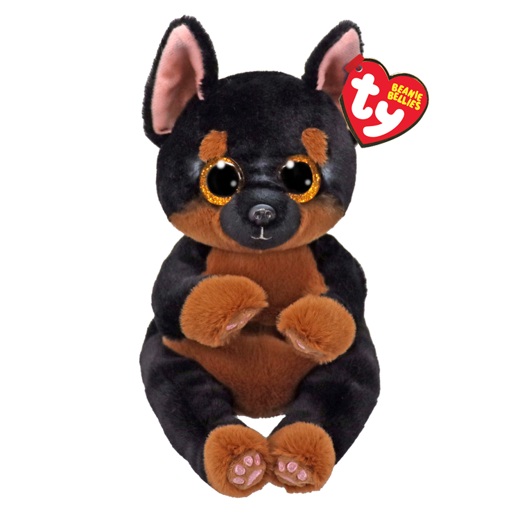 TY: Beanie Bellies: Small: Fritz (Tan and Black Dog)