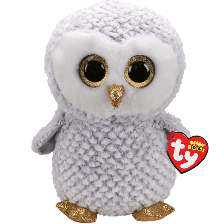 TY: Original Beanie Babies: Small: Owlette (White Owl)