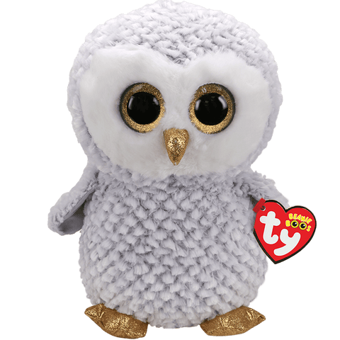 TY: Original Beanie Babies: Small: Owlette (White Owl)