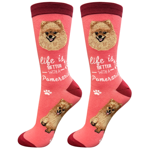 Life is Better Socks: Pomeranian
