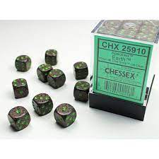 Chessex Speckled: 12MM D6 Earth (36)